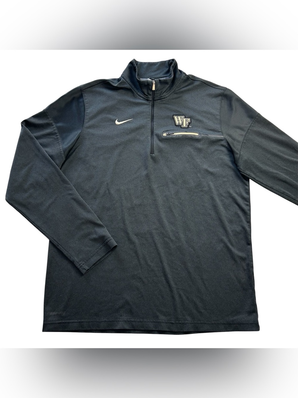 Nike Wake Forest Demon Deacons TEAM ISSUED Coaches 1/4 Zip Pullover Men’s sz L